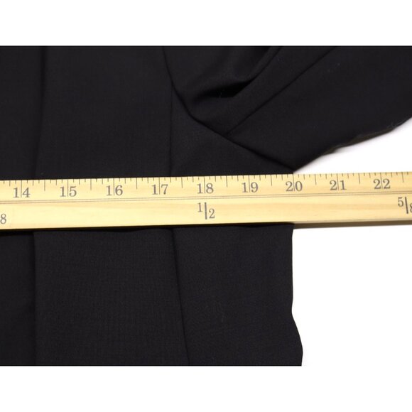 J. Jill Women's Simple 120 Wool Blazer Black Sz 14 NEW - Picture 4 of 9